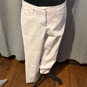White Womens Ankle Pants